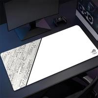 Cool Anime Asus Rog Mouse Pad Large monitor MousePad XXL Gaming Rubber mini PC Lock tablet mouse Desk Mat Computer Gamers office