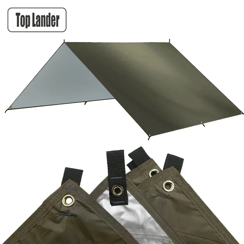 4x4m 4x3m 3x3m markiza wodoodporna plandeka namiot cień Ultralight ogród baldachim parasolka na zewnątrz hamak kempingowy turystyczny plaża Sun Shelter