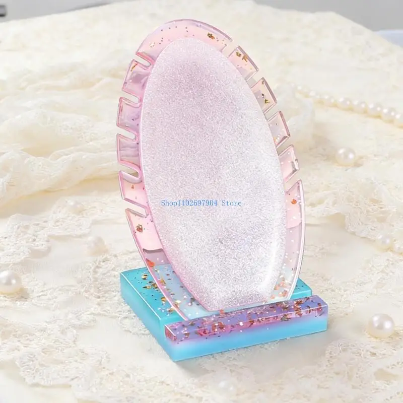 N7YF Flexible Silicone Shaped Mold Easy To Clean For Jewelry Display Plate