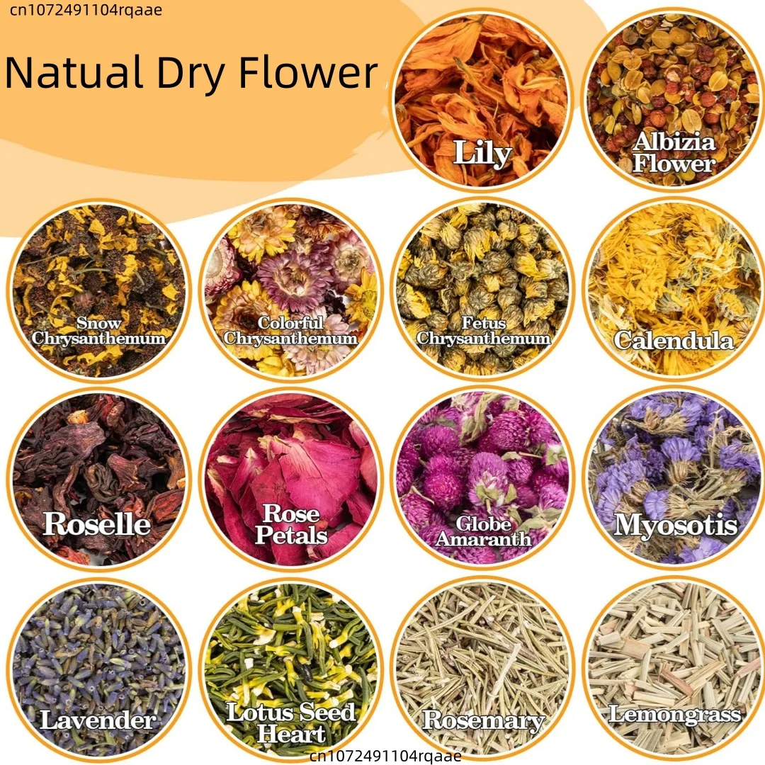 Premium Natural Dried Flowers  - Candle Making Bath recension och pris