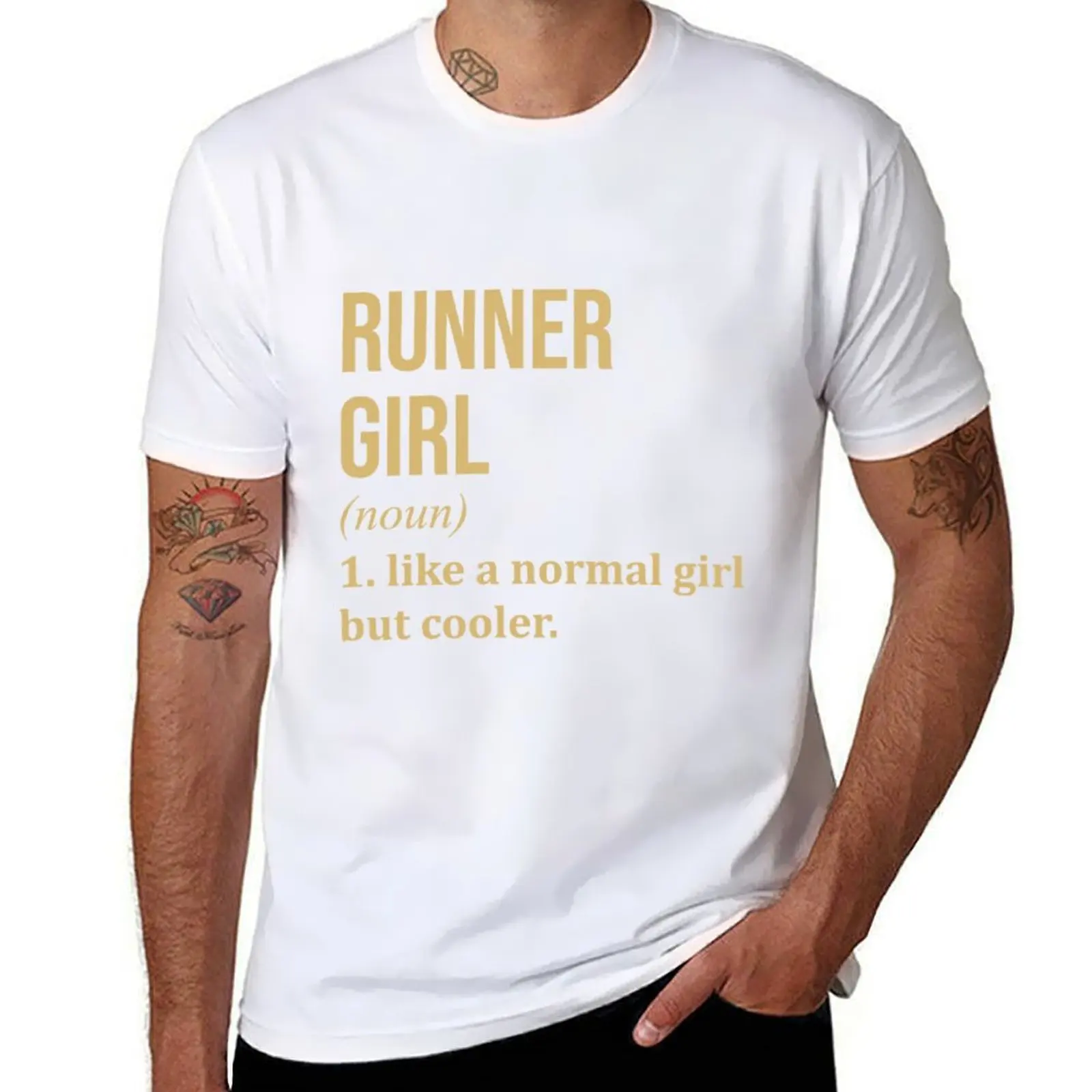 

Runner Girl Funny Running Quot| Perfect Gift T-Shirt men t shirt cotton 100% cotton tshirt 100% T-Shirt