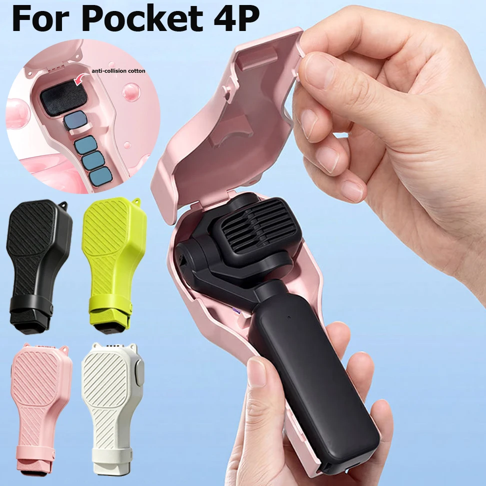 Защитный чехол для DJI OSMO Pocket 4P, портативный чехол для хранения с ремешком, защитный чехол для DJI Pocket 4, 3, 4Pro, аксессуары