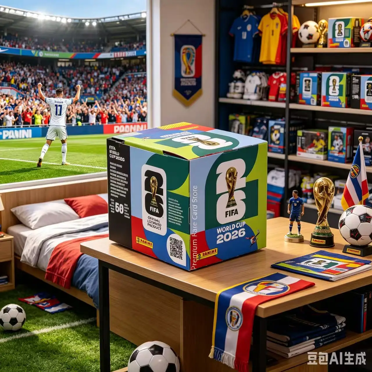 

Pre-sale 2026 Genuine Panini FIFA World Cup Card Sticker Collection Album Football Souvenir International Version Holiday Gifts