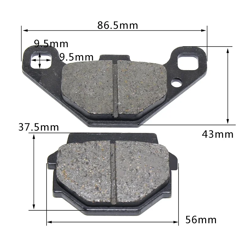 F140239-00  Brake Pad for Stels ATV 600 Leopard 350102-102-0000 LU032324 600GT 700D 700GT 800D Dinli 600 700 800 LU014197