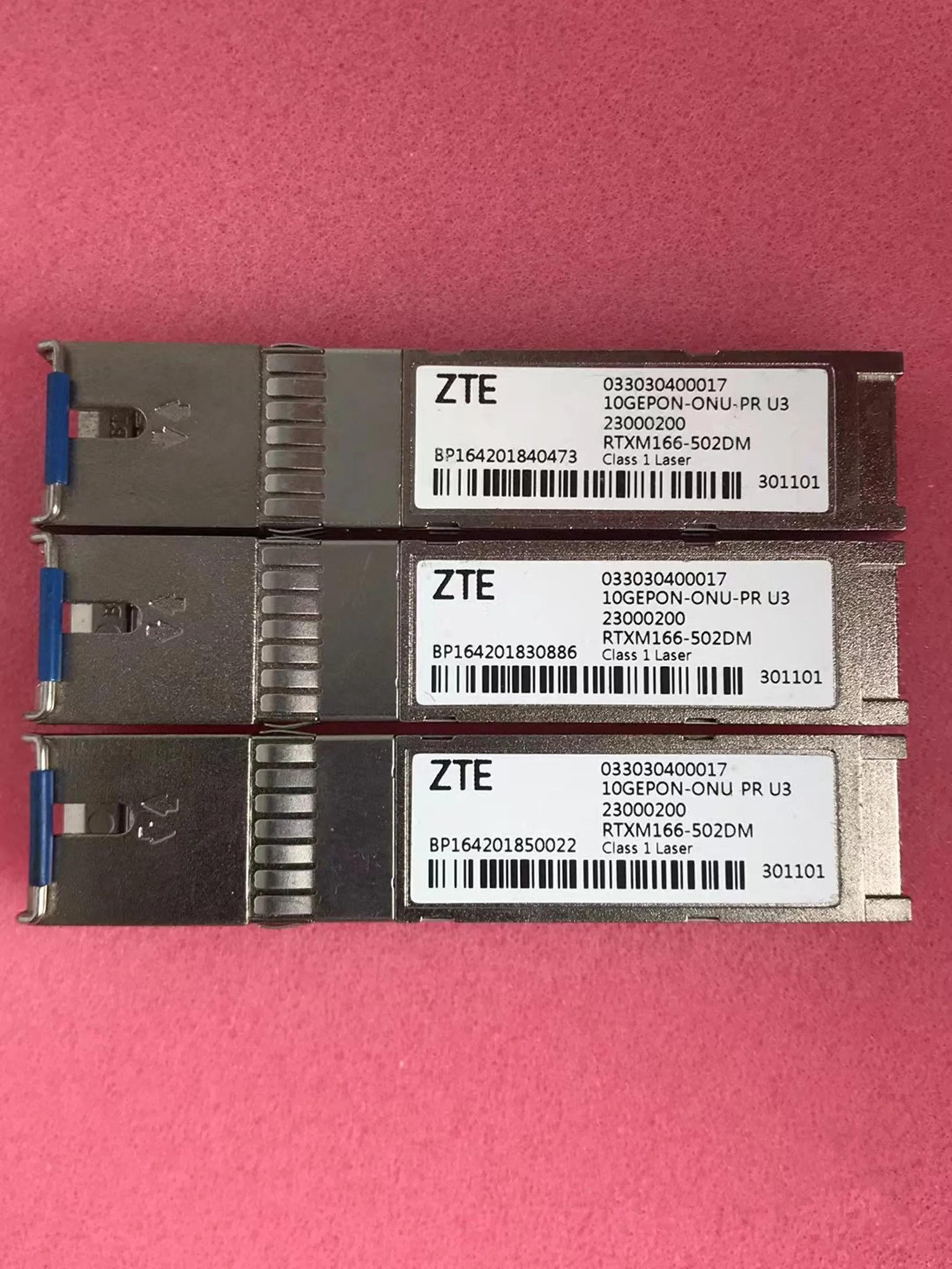 Transceptor GPON 033030400017   10GEPON-ONU-PR U3 23000200   Módulo de fibra óptica simétrica RTXM166-502DM ZTE F832 F833 LTF7219