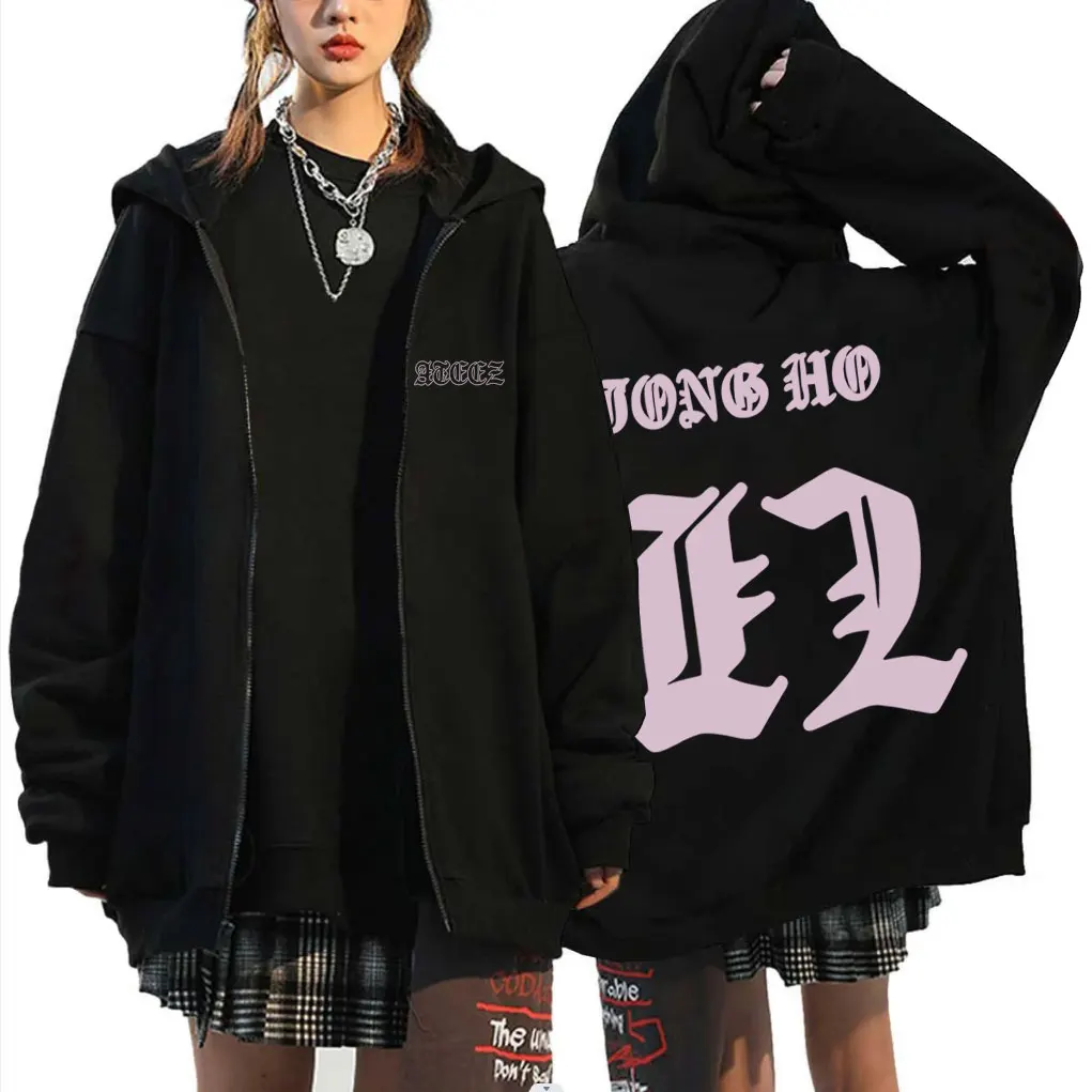 

Korean Kpop ATEEZ Mingi 2026 World Tour in Your Fantasy Zipper Hoodie Men Women Clothing Fashion Casual Oversized Zip Up Jacket