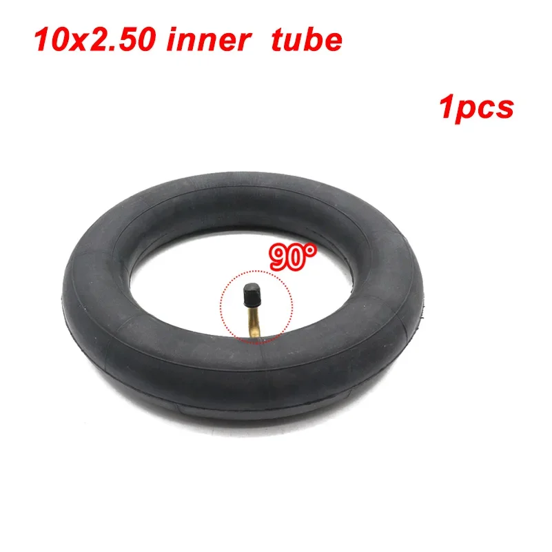 10X2.50 Inner Tube 10x2/2.125 Camera with Bent Valve 45 90 Degree for 10 Inch Scooter Electric  Skateboard