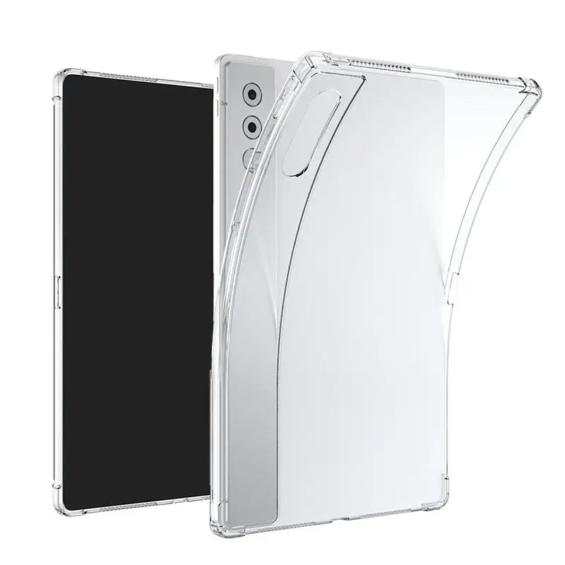 

Чехол для планшета Yoga Pad Pro 12.7 дюймов, прозрачный, из мягкого ТПУ, с защитой от скольжения, с воздушными подушками, от падений и царапин, чехол-сумка для планшета