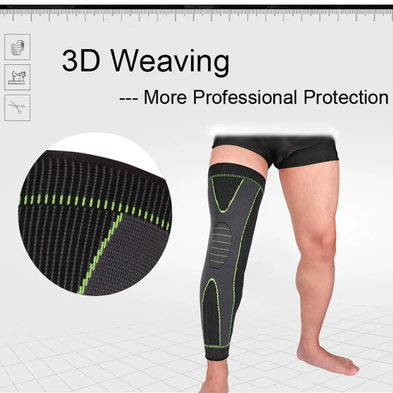 1/2 Pcs Kompression Knie Pads Unterstützung Verlängern Streifen Sport Hülse Arthritis Gelenk Schmerzen Schutz Elastische Kneepad Klammer – Detail 4