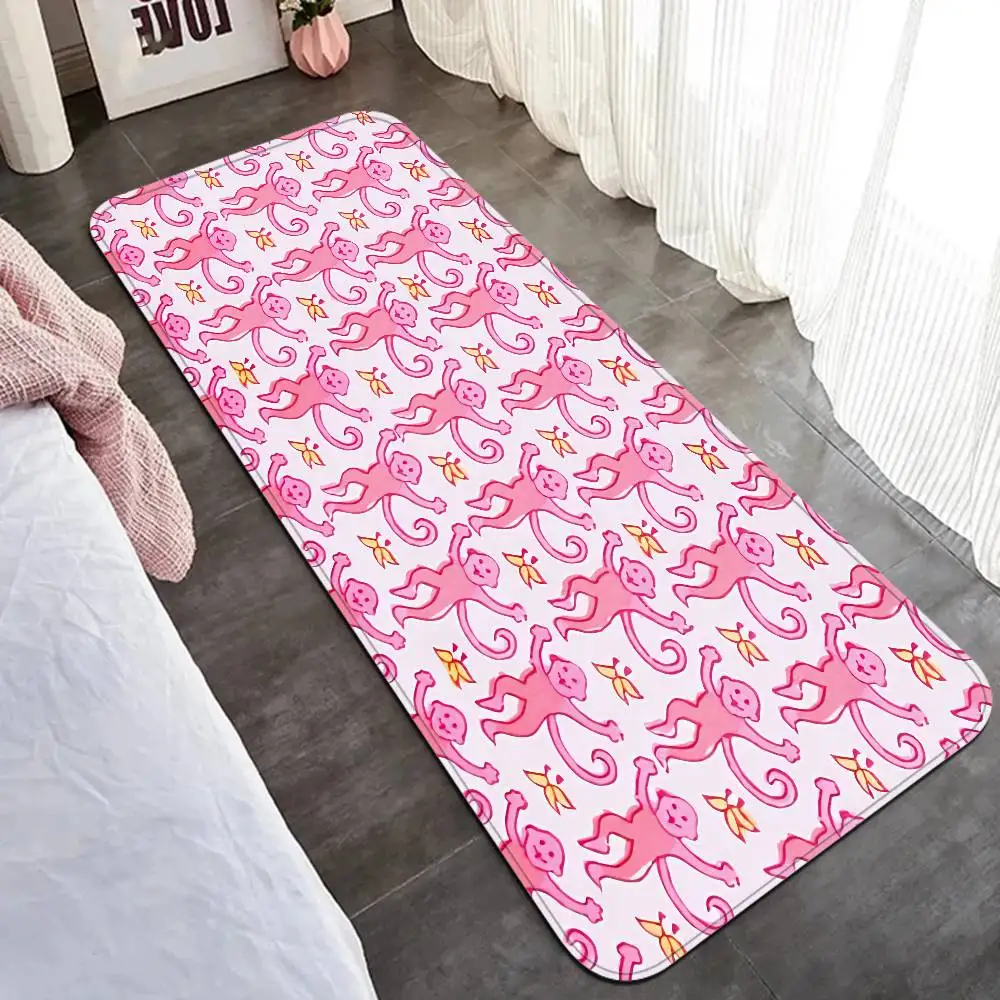 R-Roller R-Rabbit Monkey Floor Mat Cheaper Anti-slip Modern Living Room Balcony Printed Bedside Mats