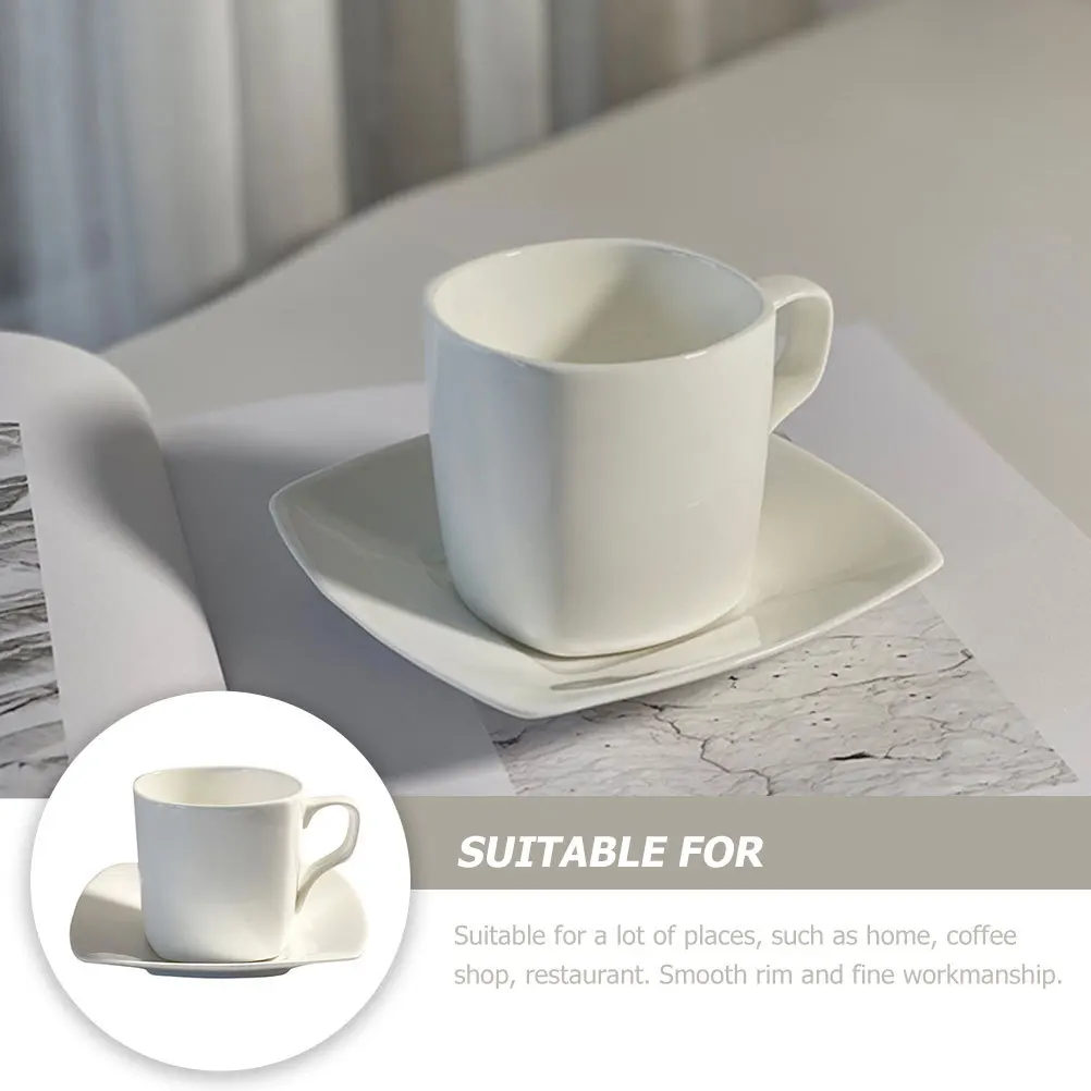 

1 комплект керамической кофейной чашки в стиле ретро с большим отверстием и гладкой оправой, легко чистится, можно мыть в посудомоечной машине для домашнего офиса, кафе, кружка с блюдцем