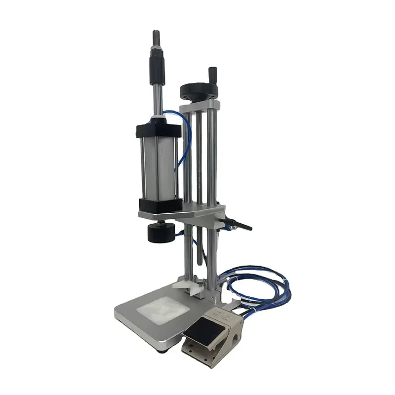 Semi Automatic Pneumatic Capping Machine for Glass Perfume Bottle Sauce Jar Ball Container Sealing Tool Industrial Packaging