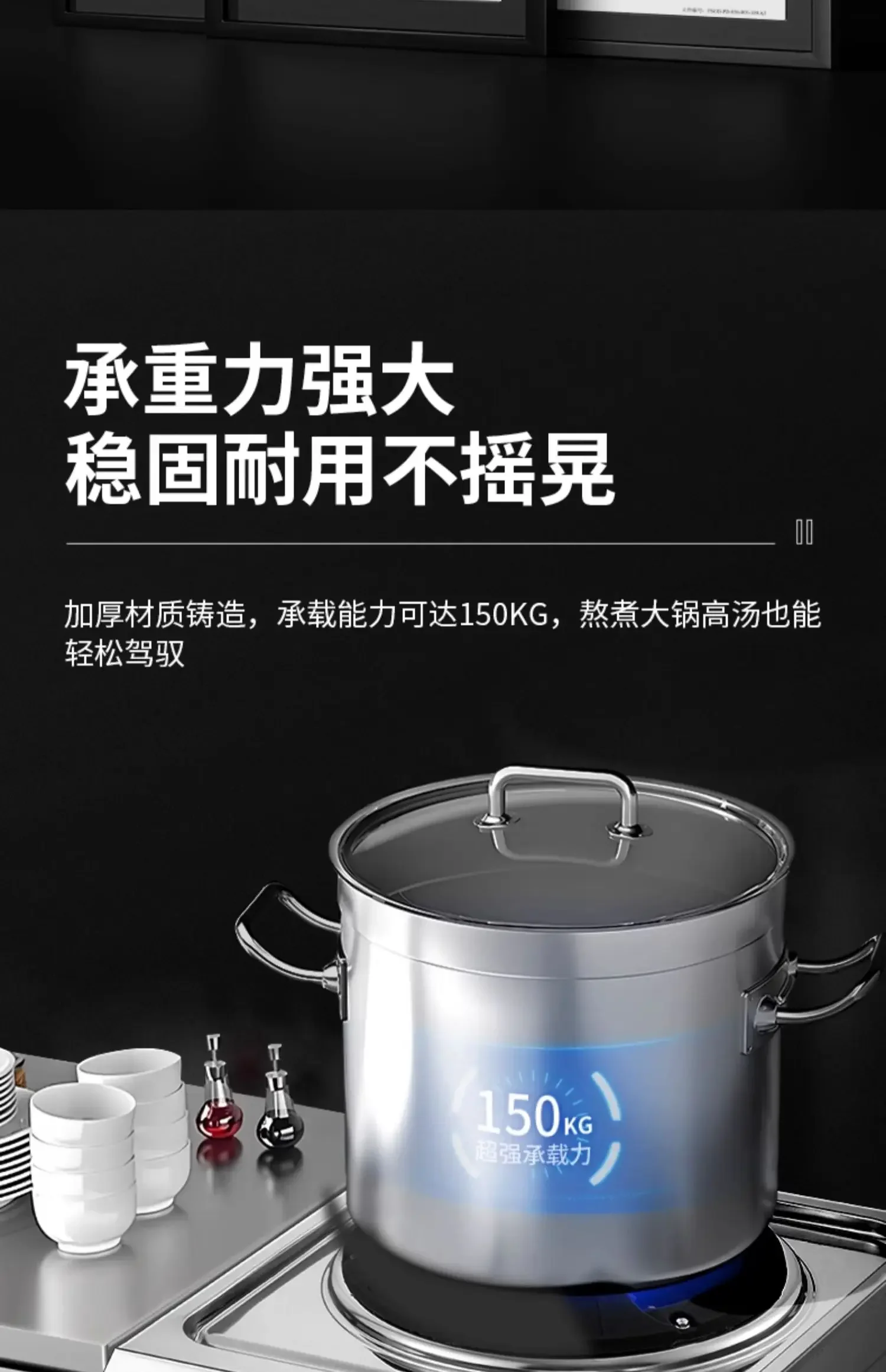 Estufa de gas comercial con protección contra apagado, quemador individual de alta potencia para cocina de baja presión de gas natural GLP