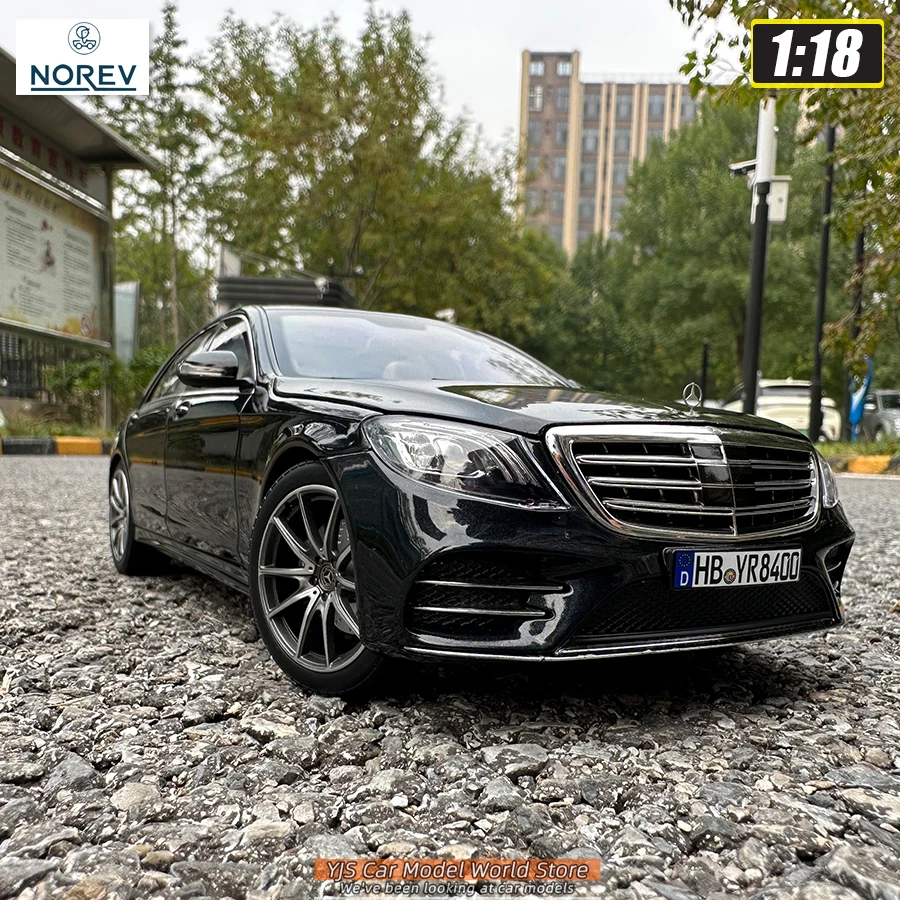 NOREV 1/18 Scale S450L W222 2018 Static Car Model Diecast Model Ornament Holiday Gift Collection
