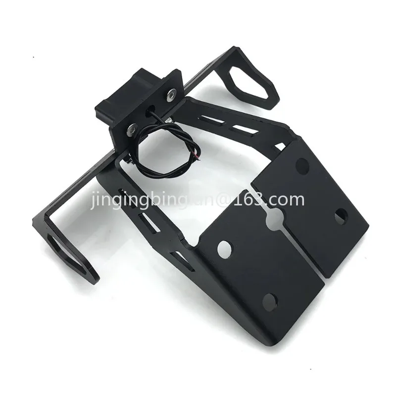 Suitable for Gixxer 150 250 SF250 modified short license plate holder with light license plate holder