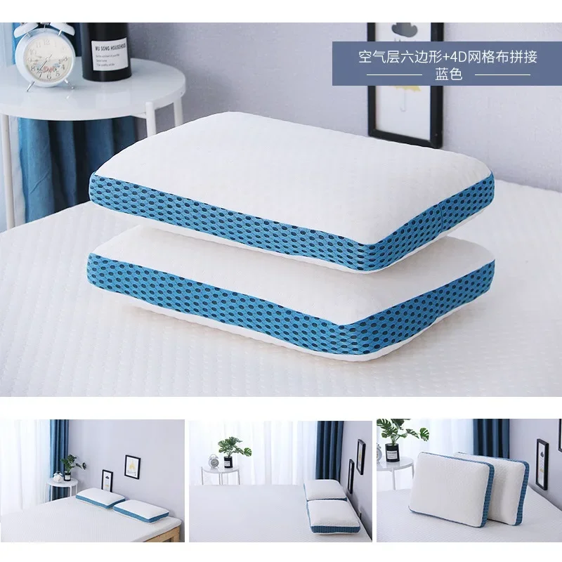 Ergonomic Design Sleeping Pillow Neck Bed Memory Foam Soft Orthopedics Care for Cervical Health Christmas Present Sleep Pillow