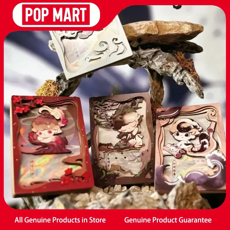 

Genuine Popmart Dimoo A Glimpse Of Romance Series Art Collection Cards Trendy Blind Box Merchandise Trendy Toys Birthday Gifts