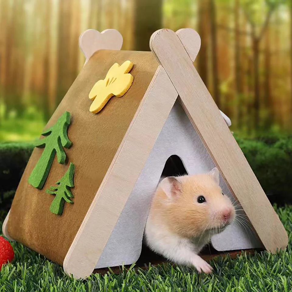 Hamsters House Small Animal Hideouts Small Habitat for Mini Gerbils