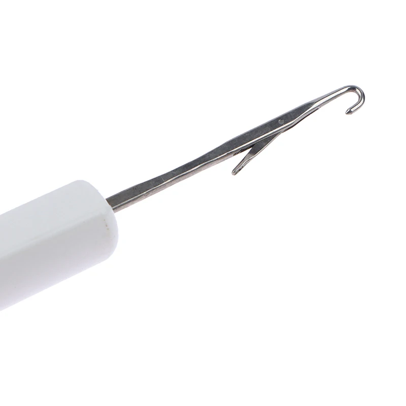 Hot Sale 1Pc White Crochet Latch tool for All 4.5mm Standard Gauge Knitting Machine Weave Craft Sewing Tools 14cm - view 5
