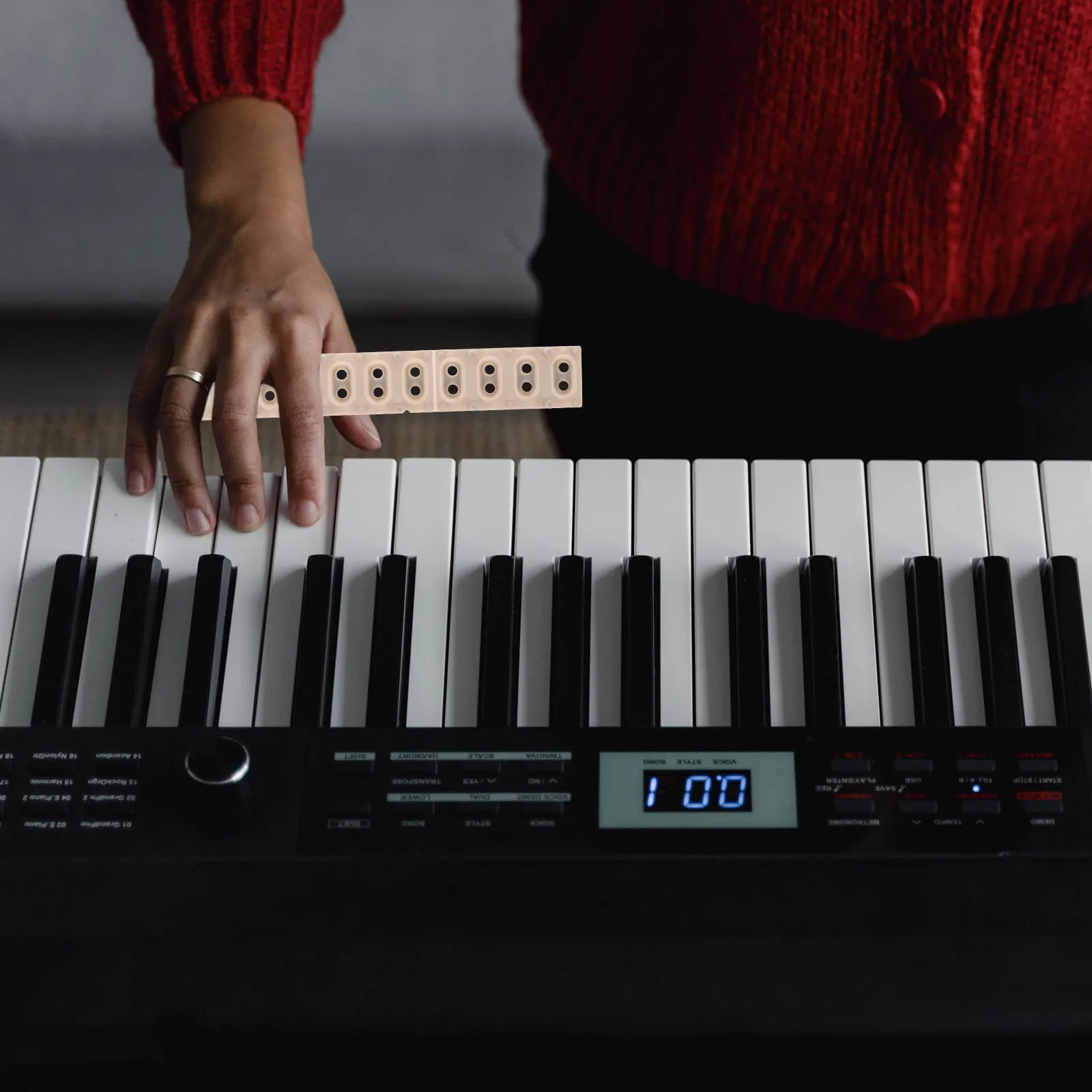 

13-Key Replacement Silicone Conductive Pad Electronic Piano Keyboard Repair Electronic Organ Parts High Conductivity Fix