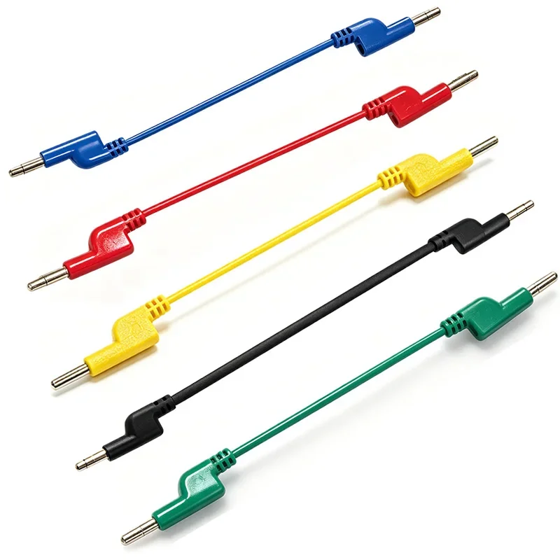 4mm 20A Banana Plug DCC Power Test Line Multicolor Pure Copper 1.6mm² 2.5mm 4 Square Electronic Power Test Lead 20cm-200cm