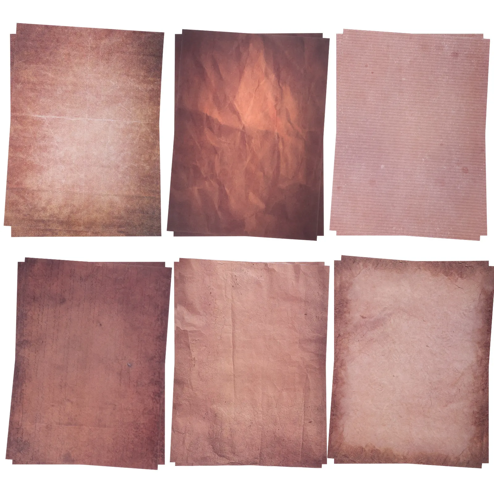 

48 шт. винтажной бумаги для писем в ретро-стиле, двусторонняя, с принтом, плотная, гладкая, для ведения дневников, скрапбукинга, DIY, декоративная, для принтера