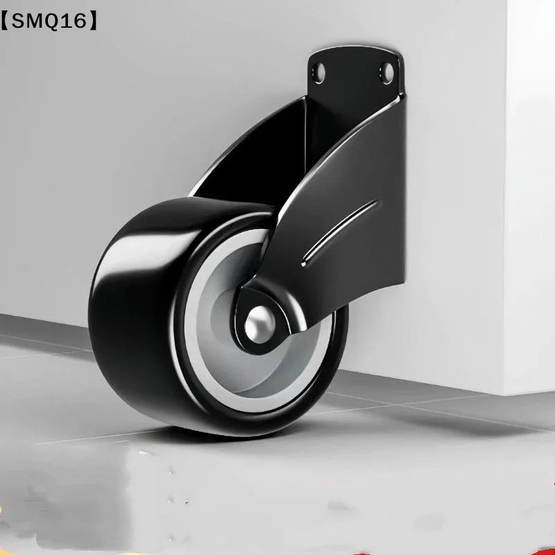 Furniture Casters Wheels Rubber Swivel Caster Quite Roller Wheels For Trolley Baby Crib Bed Wheels Home Accessory【SMQ】
