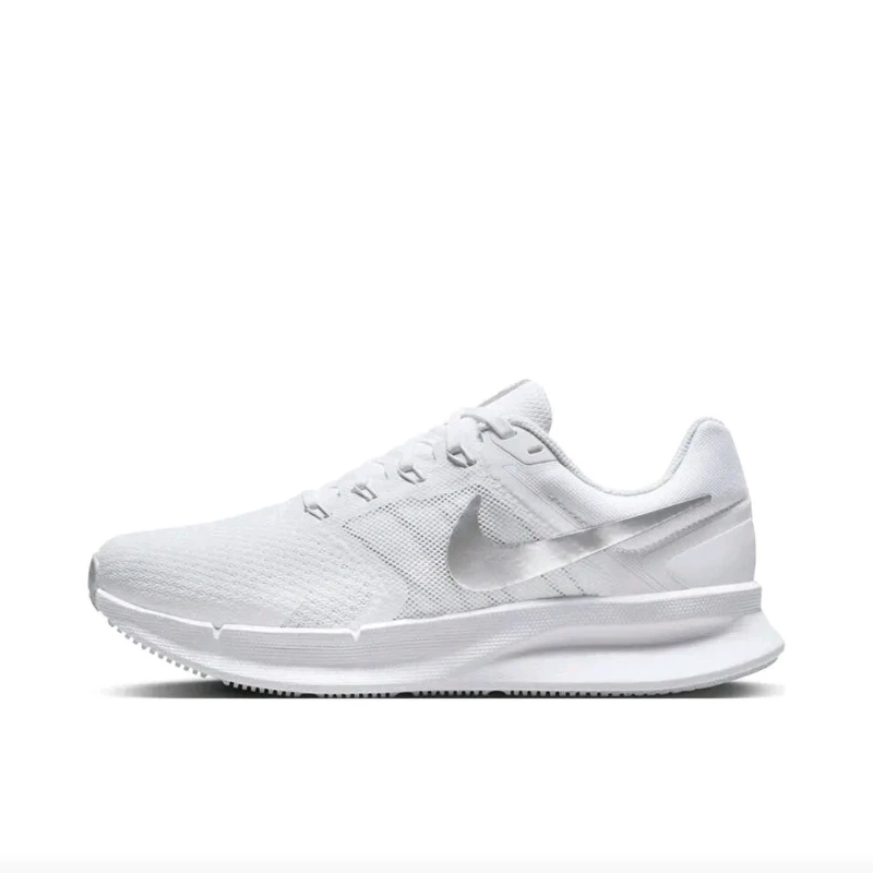 

Nike Run Swift 3 Women's Running Shoes, Classic Style, Shockproof, Minimalist, Low Cut Sneakers, White