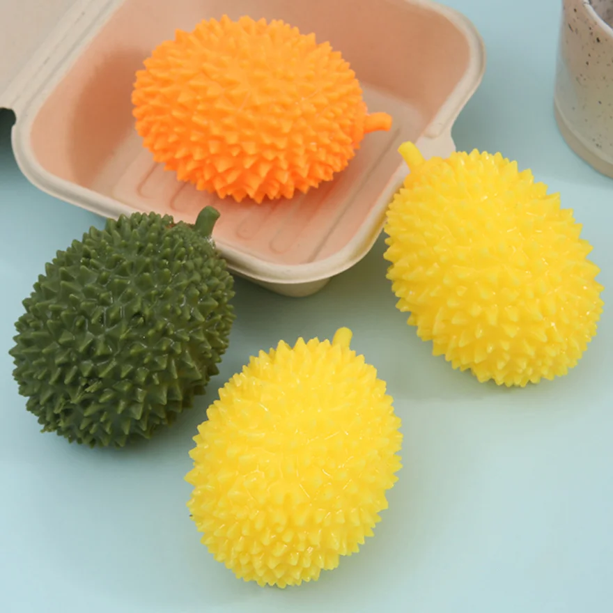 Taba Squishy Table Durian Fruit Anti-Stress Fidget Toys Soft Squeeze Decompression Venting Toy for Relaxation Stress Relief