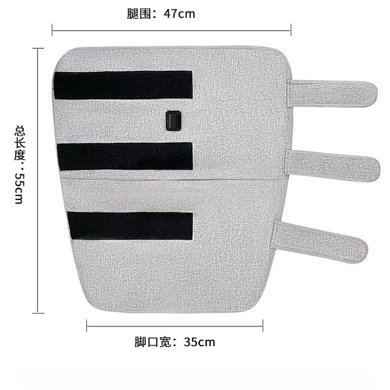 Red Light Relax Heating Leg Massager Pad Winter Thigh Knee Calf Warmer Long Leg Heated Wrap for Pain Relief Muscle Relaxation