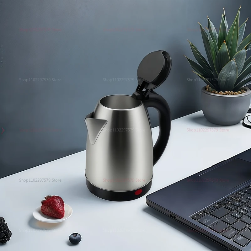 الغذاء الصف 304 الفولاذ المقاوم للصدأ غلاية كهربائية 2.0L سعة كبيرة تغليف سريع للفندق الأسرة المطبخ المحمولة غلاية ذكية