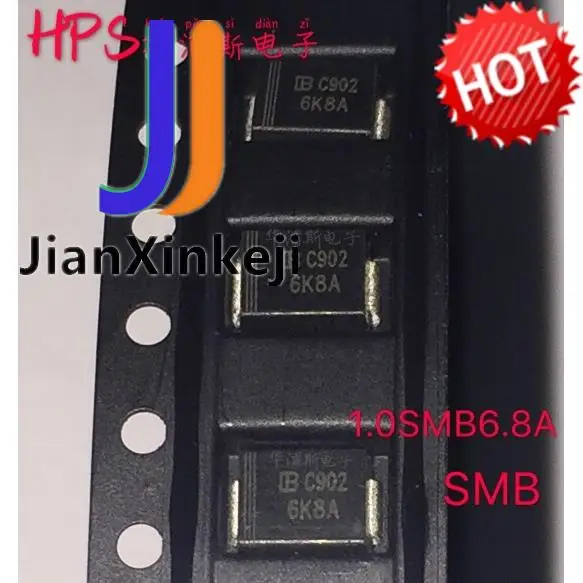 20 قطعة 100% الأصلي الجديد SMD ديود 1.0SMB6.8A الشاشة الحريرية 6K8A حزمة SMB junياو