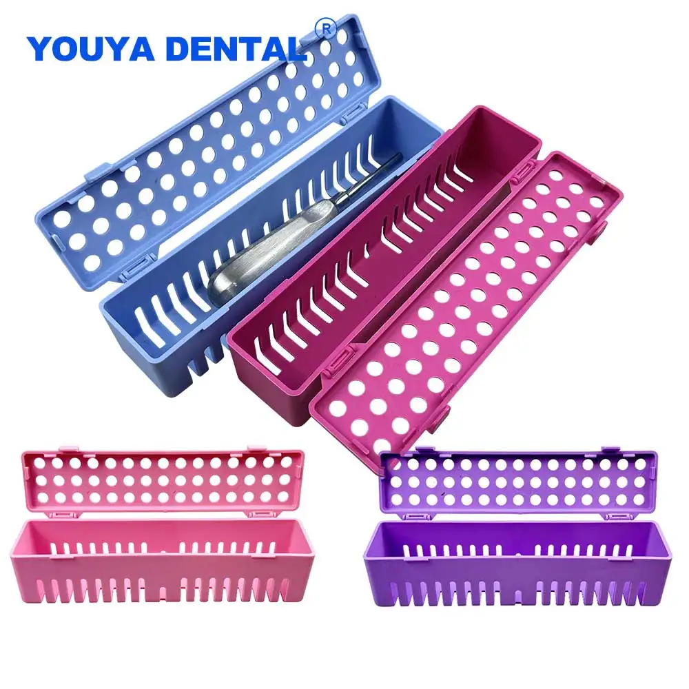 

Dental Sterilization Box Surgical Instrument Holder For Forceps Pliers Tooth Extraction Elevators Disinfection Placing Cassette