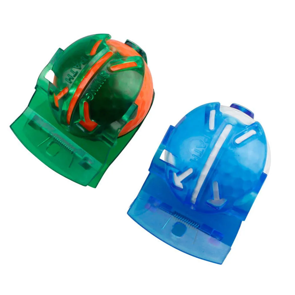 

2 Pcs Golf Marker Has Training Aid Ball Tool Marking Water Proof Balls Plastic Alignment Man Items