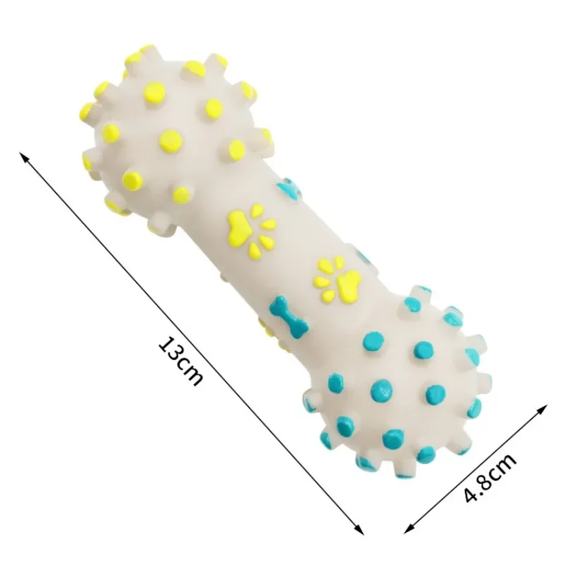 Honden Knarsen Speelgoed Bijtbestendig Slijtvast Innerlijk Fluitje Verlichten Verveling Geen Geur Tanden Schoonmaken Zachte Cartoon Botvorm Beet