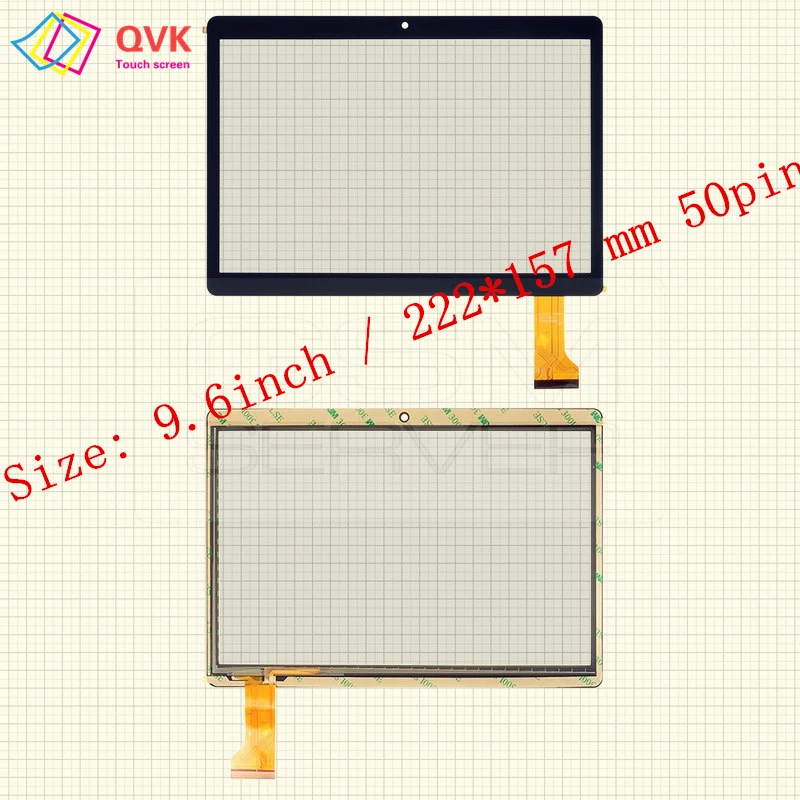 

Black 9.6 inch Tablet touch for Irbis TZ964 tz 964 3G 4G touch screen digitizer glass replacement repair panel Free shipping