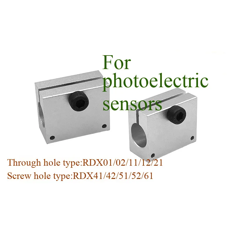 

1pcs Photoelectric Sensor Clamp RDX12 RDX52 10mm 12mm 15mm Guide Shaft Fixed Base Support Bracket