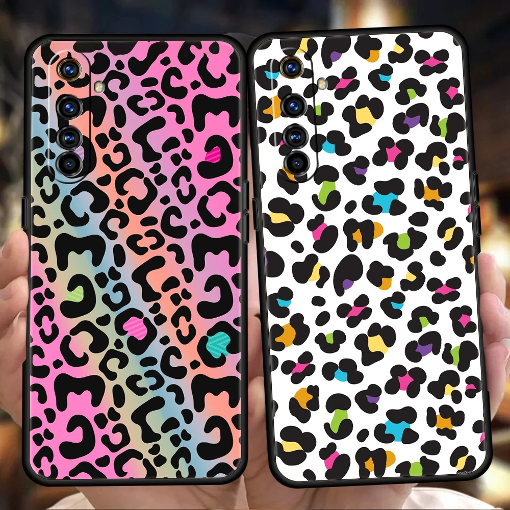 Tiger Leopard Print Panther Soft For Realme 9 Pro GT2 6 7 8 10 C11 C21Y C25 C35 GT Neo 2 3 3T Pro Plus 5G Shockproof Phone Cover