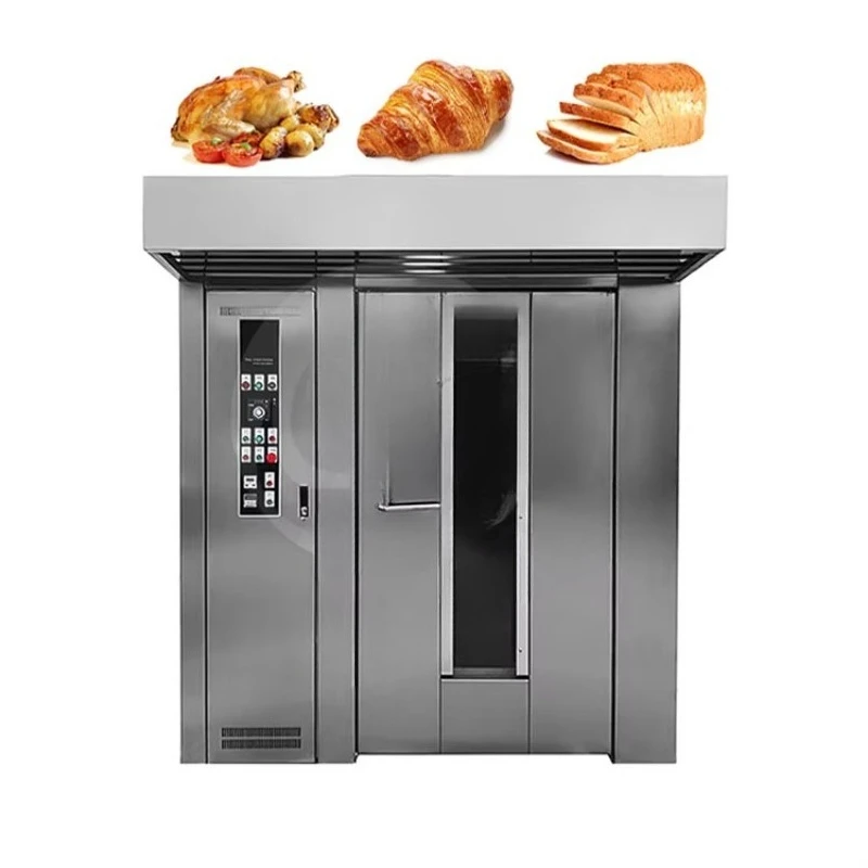 Rotate Rack 32 Tray Price Horno Rotativo Para Panaderia Bread Bake Machine Rotary Oven for Bakery