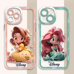 Coque de téléphone en silicone transparent pour Apple, coque princesse Disney Raiponce, iPhone 13 Pro Max, 8 Plus, 11, XS, SE, X, 12 Mini, 7, 6s, Poly 14, 15 Pro