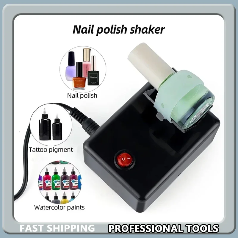 

Electric Nail Polish Shaker for Tattoo Ink Pigment Mixer UV Gel Paint Liquid Bottle Anti-Caking Shaking Machine