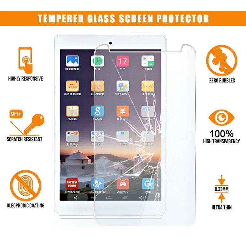 

Screen Protector for ONDA V719 7 Inch Tablet Tempered Glass 9H Premium Scratch Resistant Anti-fingerprint Film Cover