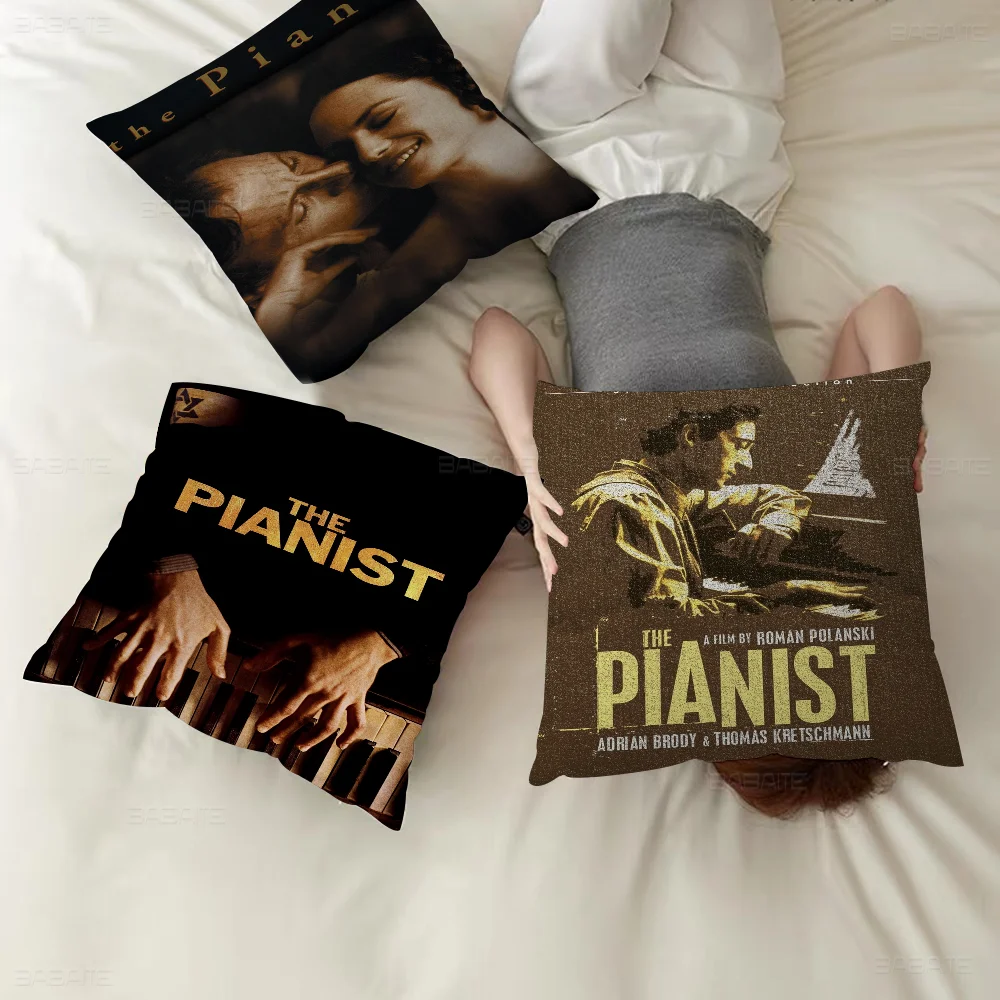 

Retro Piano Pianist Movie Pillow Gifts Home Office Furnishings Bedroom Sofa Car Cushion Cover Case 45x45cm