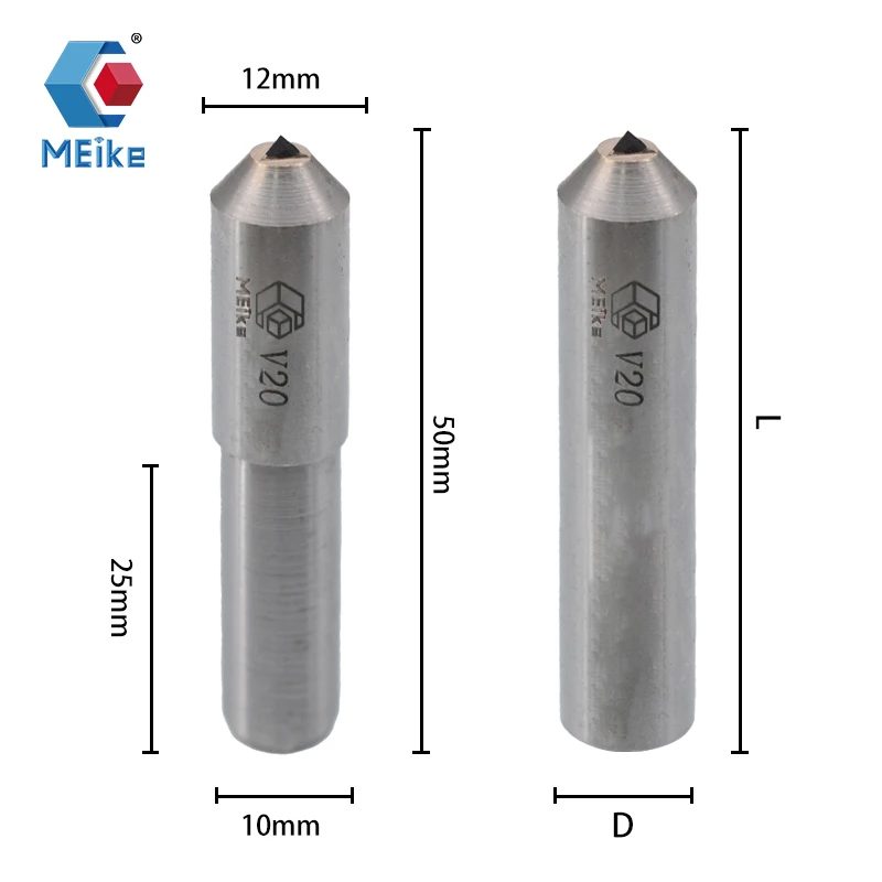 MEike-Bolígrafo de diamante natural, tocador de muela de diamante importado sintético de alta calidad, bolígrafo de lavado de piedra, reparación de