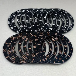 Mod 38mm*30.7mm Flat Ceramic Bezel Insert NH35 Case Fits for SKX007 SKX009 SRPD SUB GMT Watch Case Accessories Parts