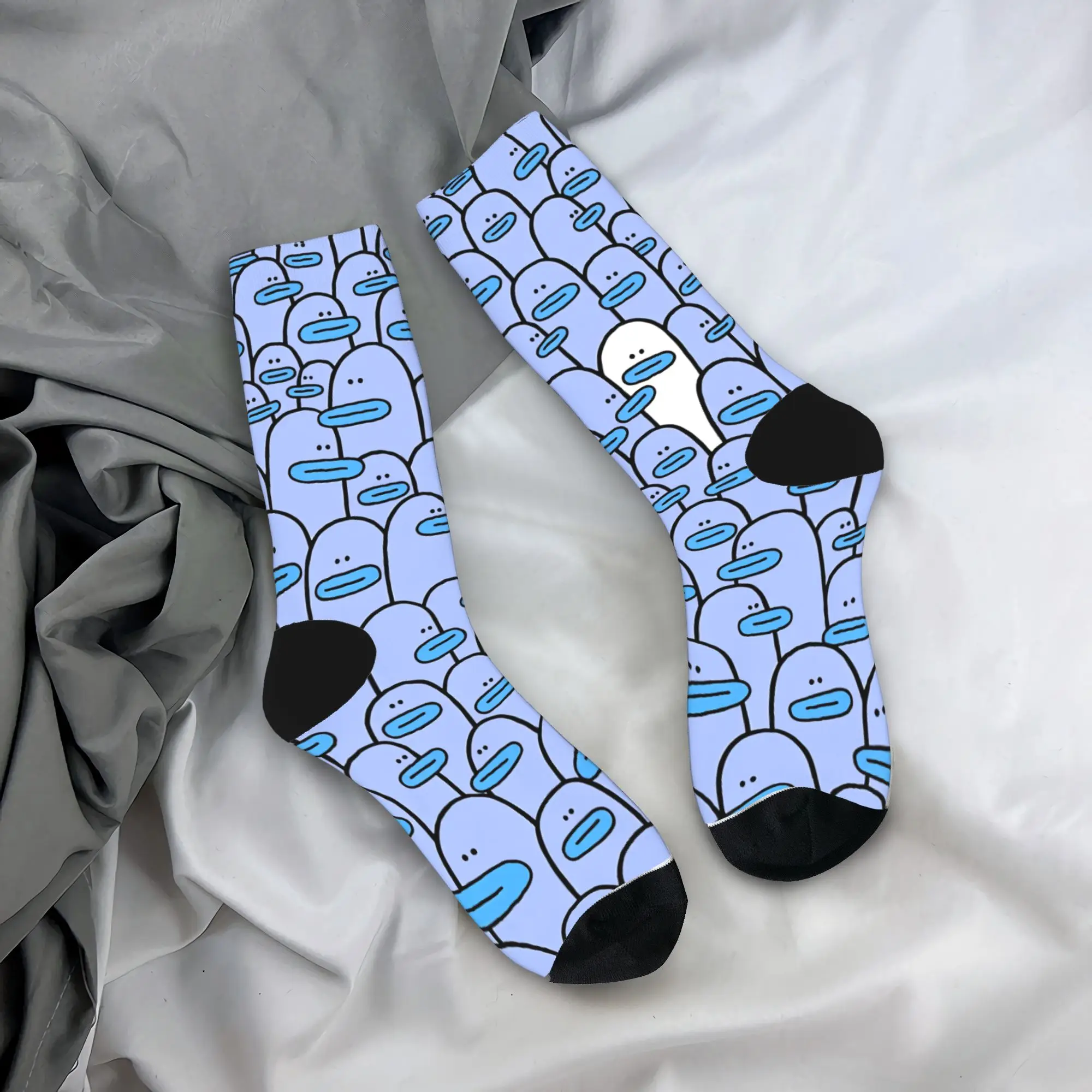 

Blue Ducks Funny Meme Socks Winter Stockings Elegant Couple Comfortable Socks Design Cycling Non Slip Socks