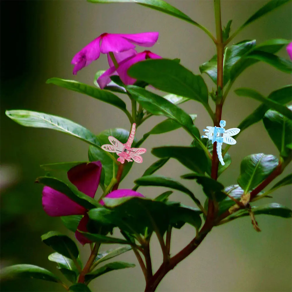 

60Pcs Butterfly Orchid Clips Plastic Flower Stem Supports for Orchid Plants Vines Garden Clips Portable Plant Holders