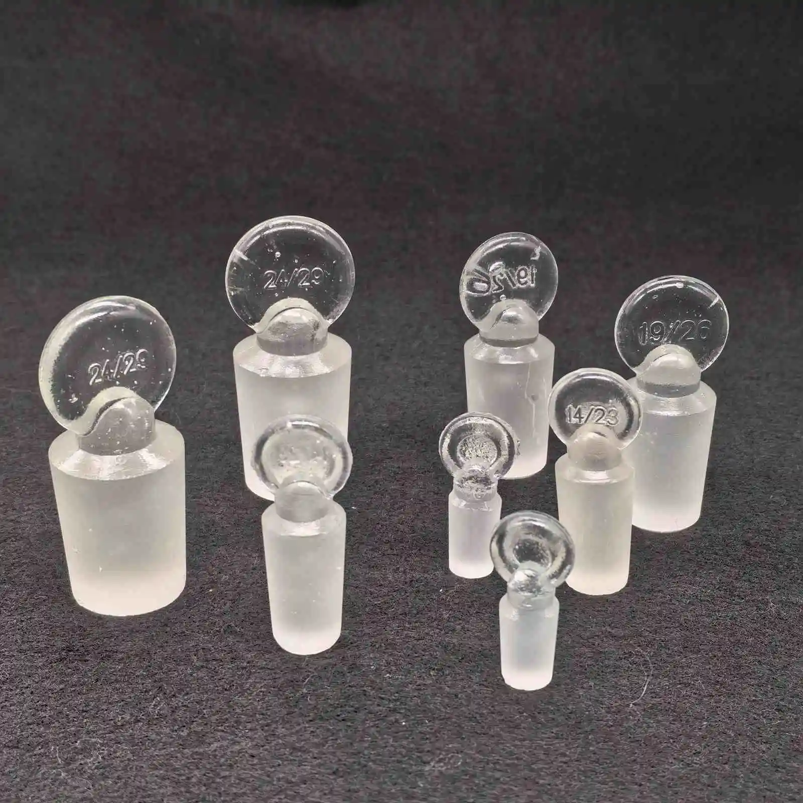 10/19 12/21 14/23 19/26 24/29 29/32 Joint Glass Solid Stopper Plug Cap Lab