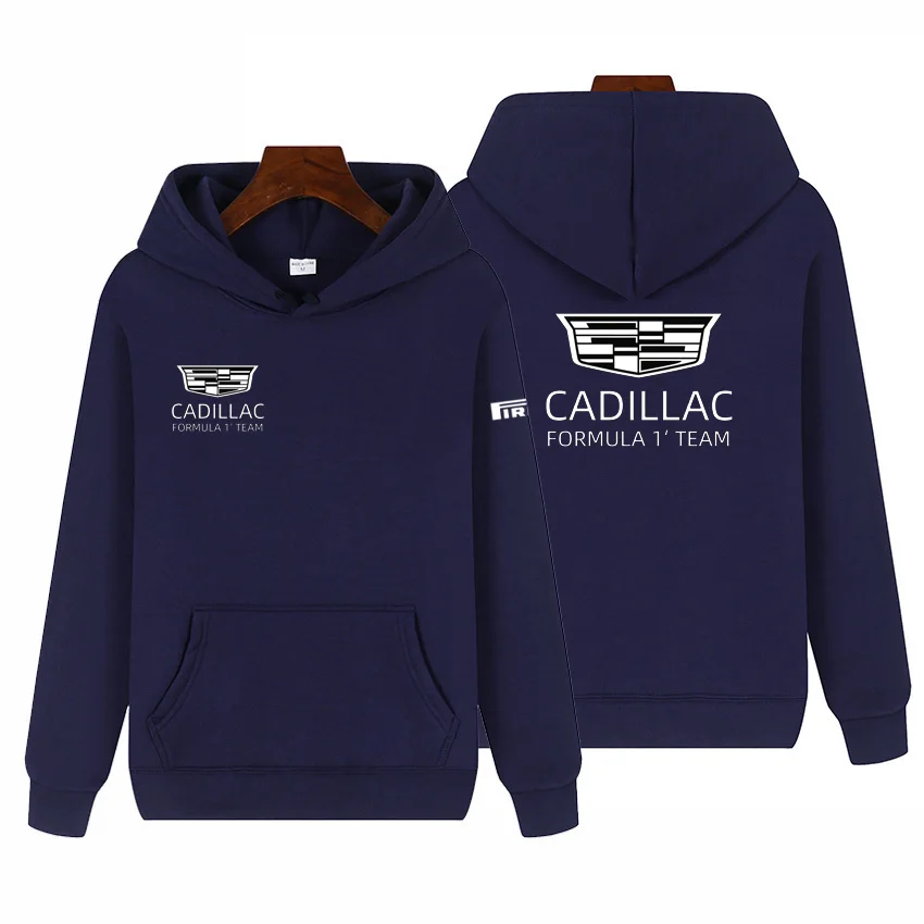

Men's Polyester Material Hooded Sweatshirt. Spring And Autumn Cadillac Fan Team Uniform. Matchmaking Casual Hoodie For Various O