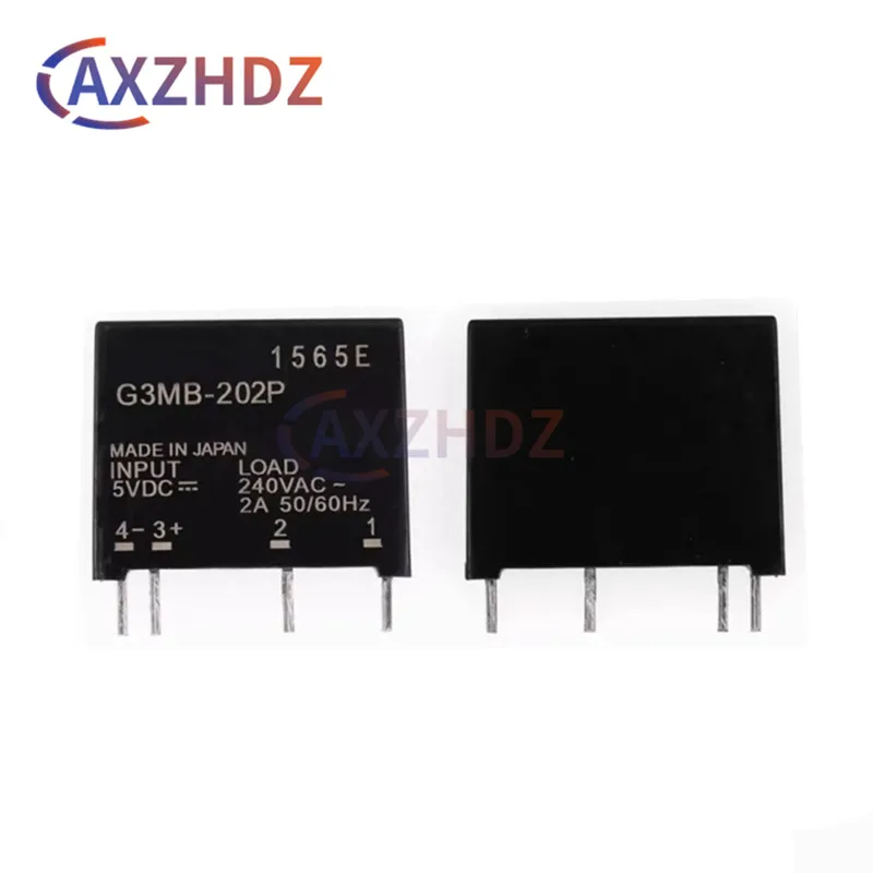 

1Pcs 5V G3MB-202P 12V 24V DC-AC Solid State Relay Module G3MB 202P PCB SIP SSR AC 240V 2A Snubber Circuit Resistor Relay Switch